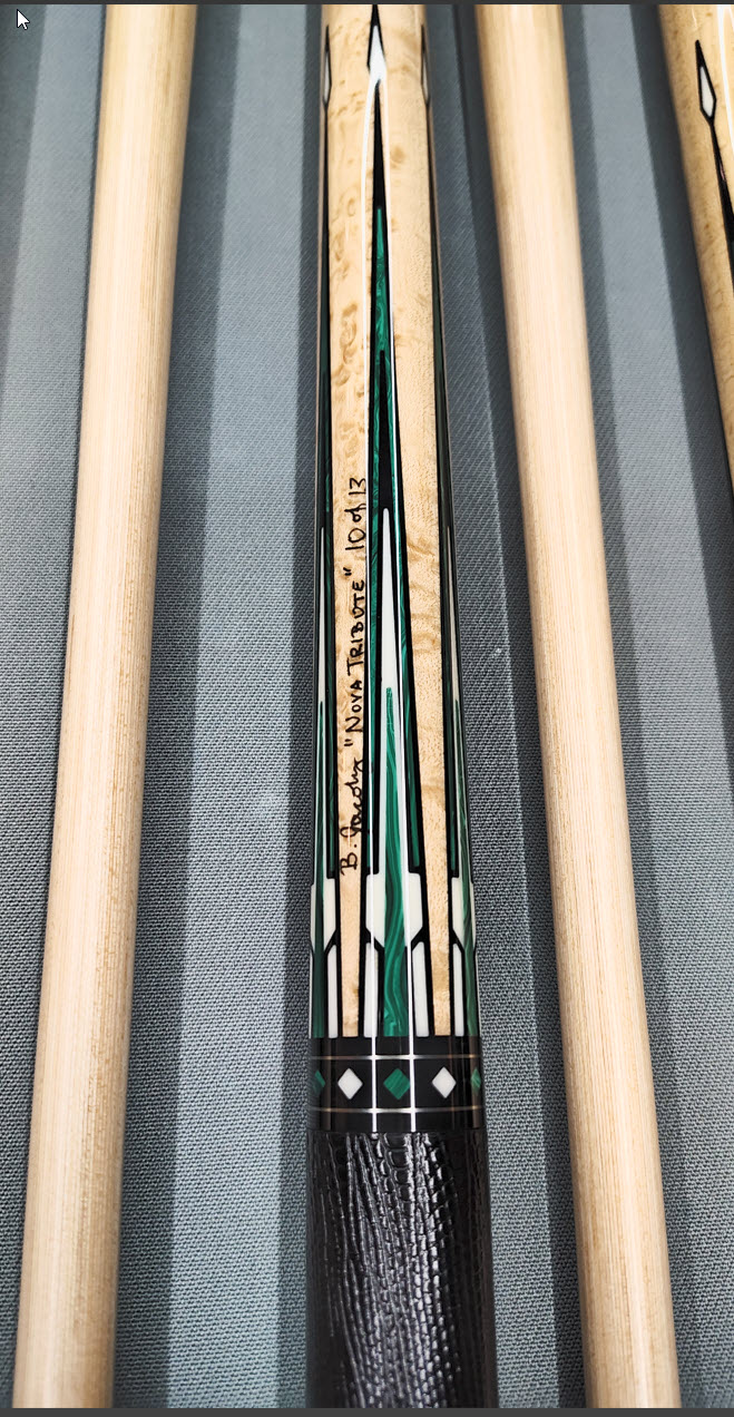 Nova 97-12 T Tribute Cue - The BallRoom McHenry Exclusive - 10 of 13 - Photo 1