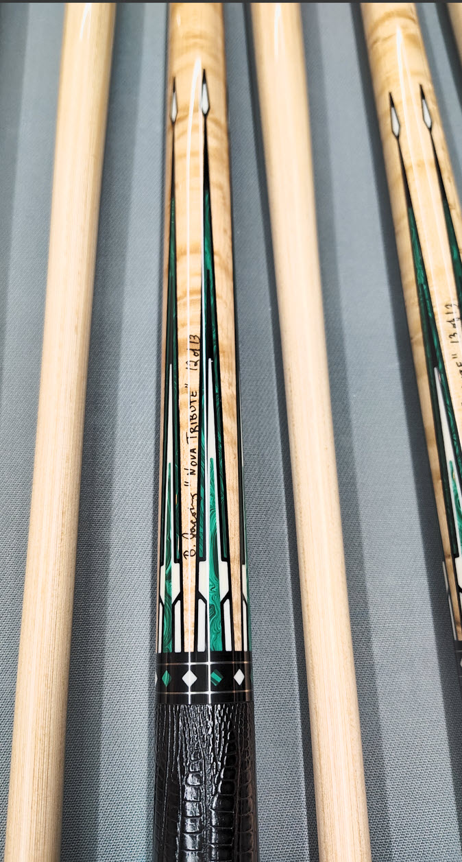 Nova 97-12 T Tribute Cue - The BallRoom McHenry Exclusive - 12 of 13 - Photo 1